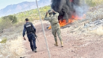 Quema de llantas moviliza a cuerpos de emergencias