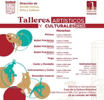 Hay cupo en talleres artísticos