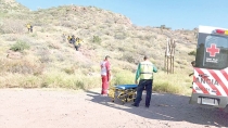Se lesiona joven al intentar subir el cerro Tetakawi