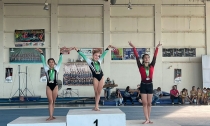 Mía Rodríguez de gran calidad en la gimnasia artística