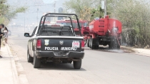 Se incendia predio frente a los multifamiliares de la calle 10