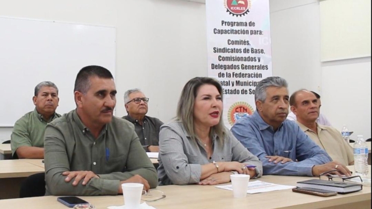 Capacitan a miembros de comités y delegados. Se prepara CTM Sonora ante nuevas relaciones laborales