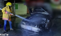 Se incendia vehículo