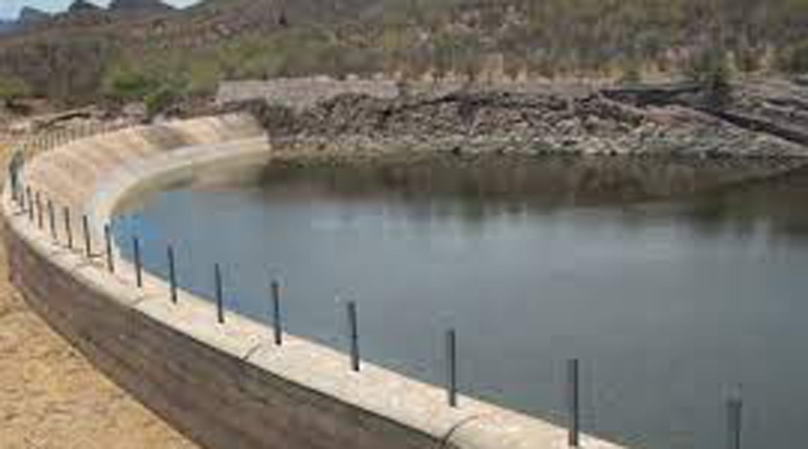 Sin aporte de agua